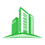 Tall commercial building under construction