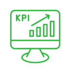 KPI dashboard showing margins, backlog, and cash position
